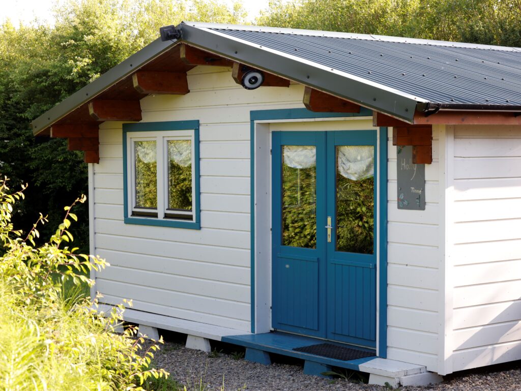 Holly off grid cabin at Pure Space glamping woodland, Loop Head Peninsula, Clare
