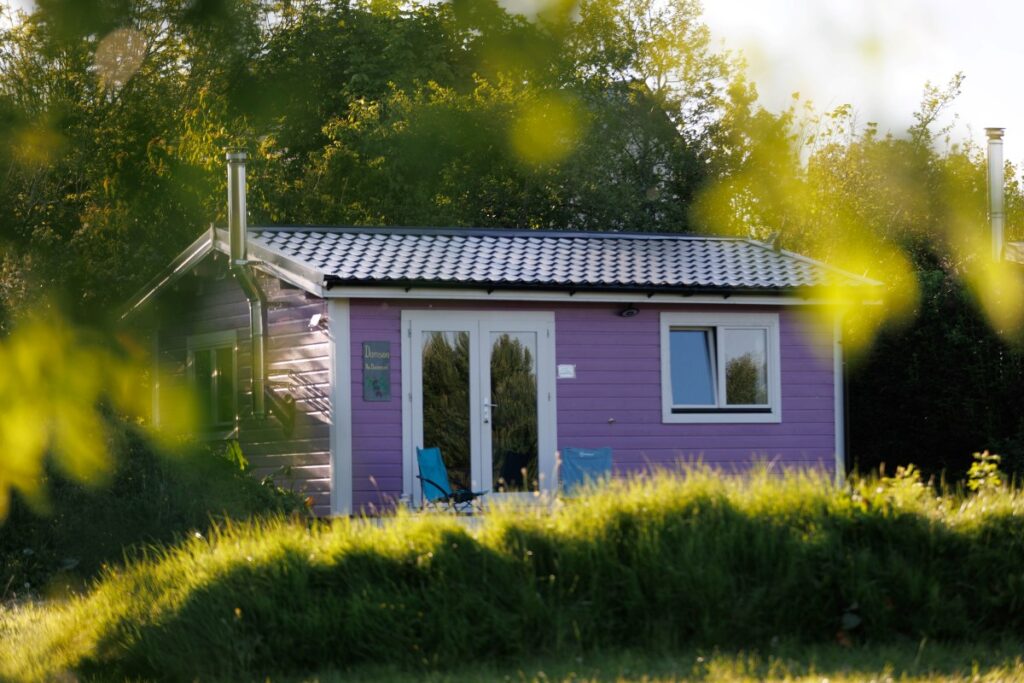 off grid eco wooden at Pure Space glamping woodland, Loop Head Peninsula, Clare